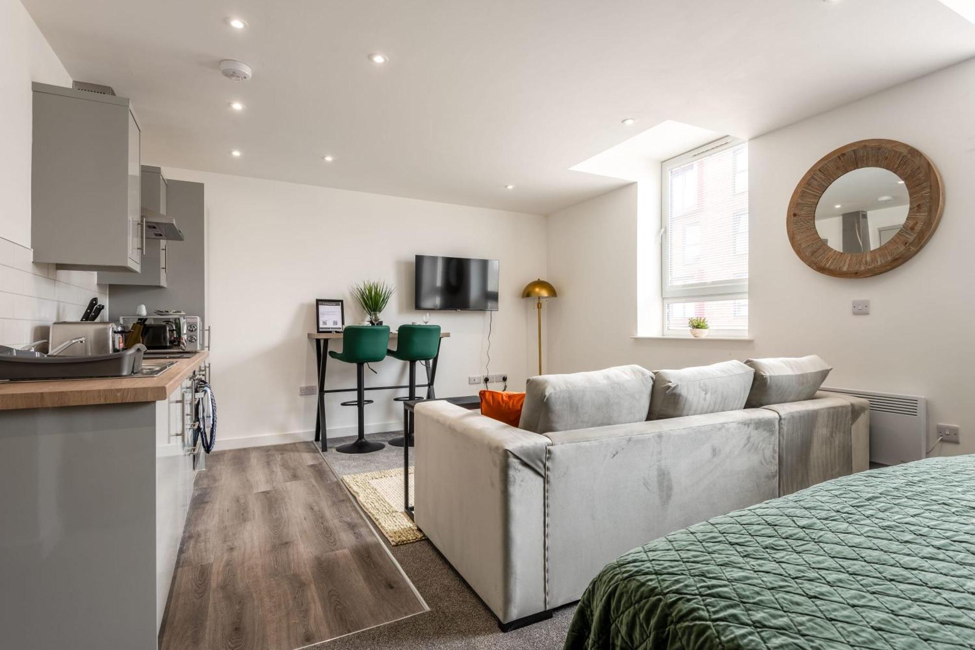 Contemporary 1 Bed Central Rotherham Studio Екстер'єр фото